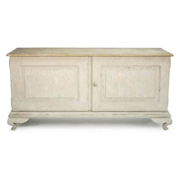 Hudson Buffet Natural Top, Distressed Taupe Base LI-S9-26-09 Zentique