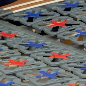 Zentique Georgia Queen Bed Spacious Velvet Upholstered Headboard, Birch Frame, No Box Spring Needed, Elegant Support LI-SH-99-18-S