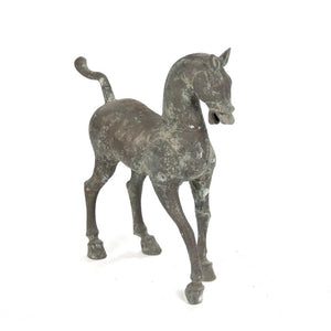 Zentique Bronze Horse Accent Sculpture – Realistic Stylized Equine Mantel Art, Warm Bronze Finish, 21" tall LI-SH10-19-70