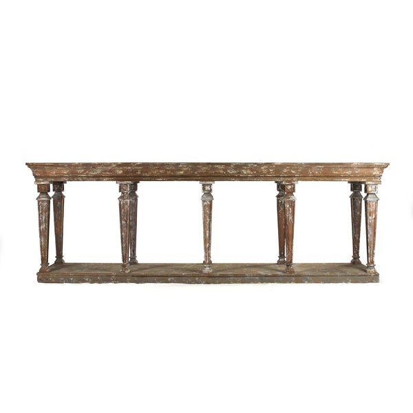 Colin Console Distressed Umber Brown LI-SH10-26-28 Zentique
