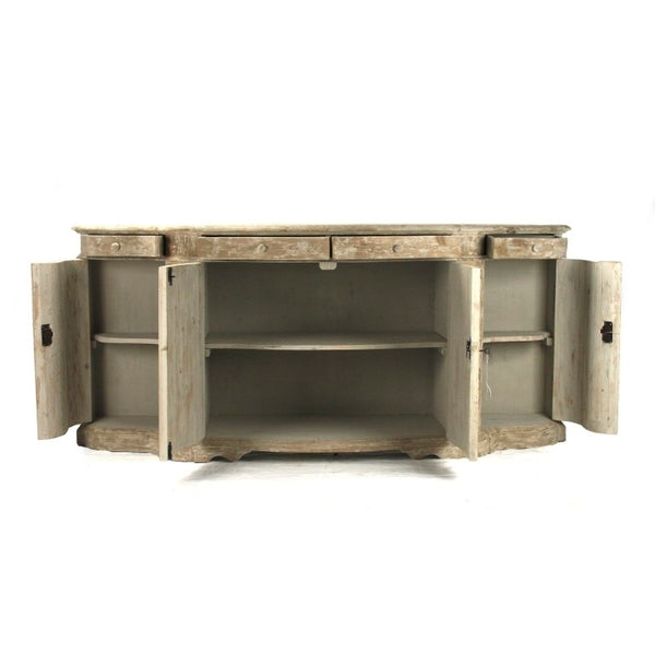 Zentique Marlon Solid Pine Chest with Poplar Accents — Spacious Drawers, Neutral Hand-Applied Finish, Durable Craftsmanship LI-SH10-26-50