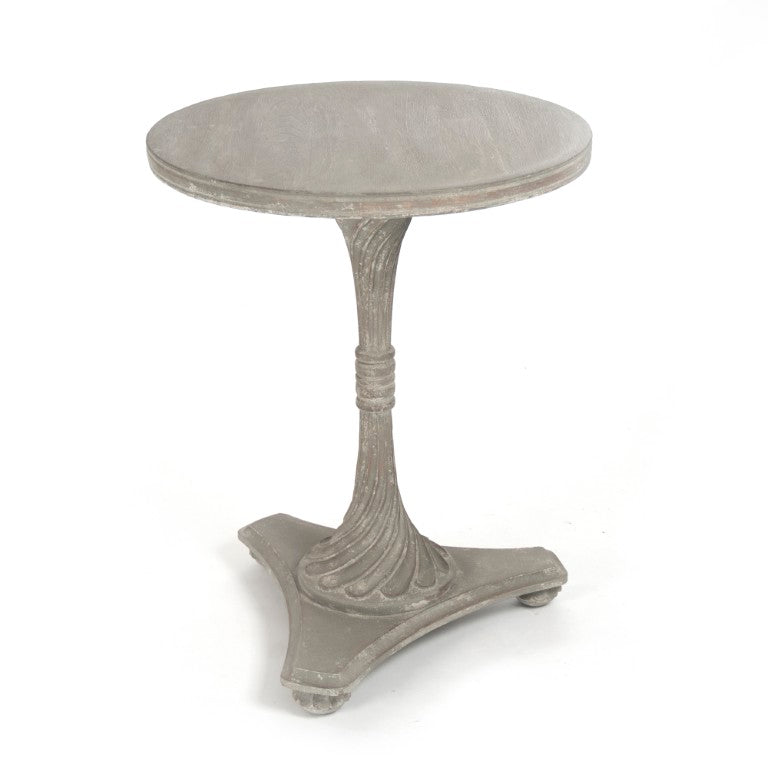 Zentique Merle Compact Side Table — Elm & Birch Veneer Accent, Minimal Scandinavian Design, Durable Everyday Use LI-SH11-13-86