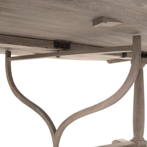 Zentique Arek Elm Dining Table W80 x H31.5 Modern Minimalist Tapered Edges Durable Plywood Construction, Warm Finish (96 chars) LI-SH11-25-71