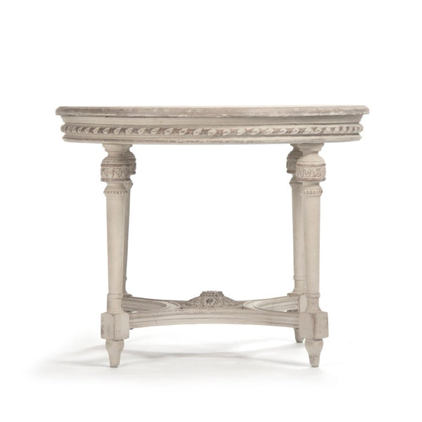 Zentique Bence Modern Elm Side Table — Compact Minimalist Accent with Solid Elm & Plywood, Sculptural Profile LI-SH12-13-82
