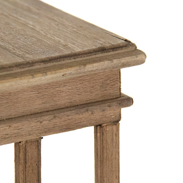 Zentique Alphonse Modern End Table (L) – Minimalist Solid & Engineered Wood Side Table, Durable Finish, 27.5" H LI-SH12-13-89L