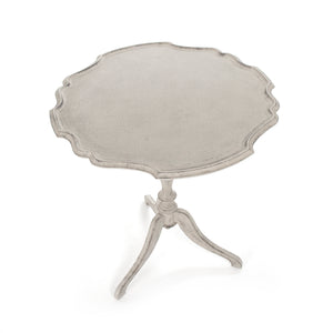 Bart Side Table Distressed Light Grey Birch LI-SH12-13-93 Zentique