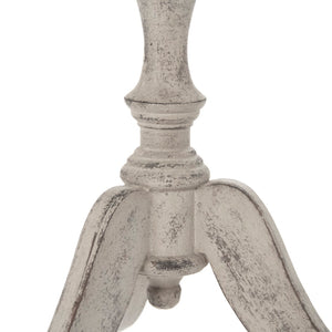 Bart Side Table Distressed Light Grey Birch LI-SH12-13-93 Zentique