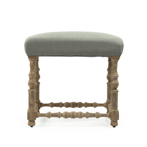 Giselle Counter Stool Dry Natural Birch, Seafoam Green Raw Silk LI-SH12-18-88A Counter SGreen Zentique