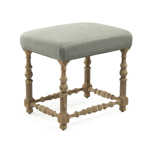 Giselle Counter Stool Dry Natural Birch, Seafoam Green Raw Silk LI-SH12-18-88A Counter SGreen Zentique