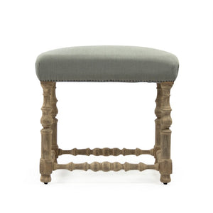 Zentique Giselle Counter Stool with Solid Birch Frame and Raw Silk Upholstery — Ergonomic Modern Seating, 26.25"W LI-SH12-18-88A Counter SGreen