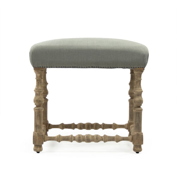 Zentique Giselle Counter Stool with Solid Birch Frame and Raw Silk Upholstery — Ergonomic Modern Seating, 26.25"W LI-SH12-18-88A Counter SGreen