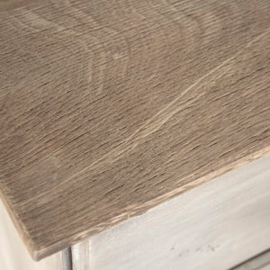 Bill Chest Dry Natural Top, White Washed Base LI-SH12-24-38 Zentique