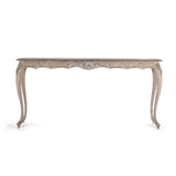 Gerome Console Gunsmoke Grey Top, Distressed Taupe Base LI-SH12-26-84 Zentique