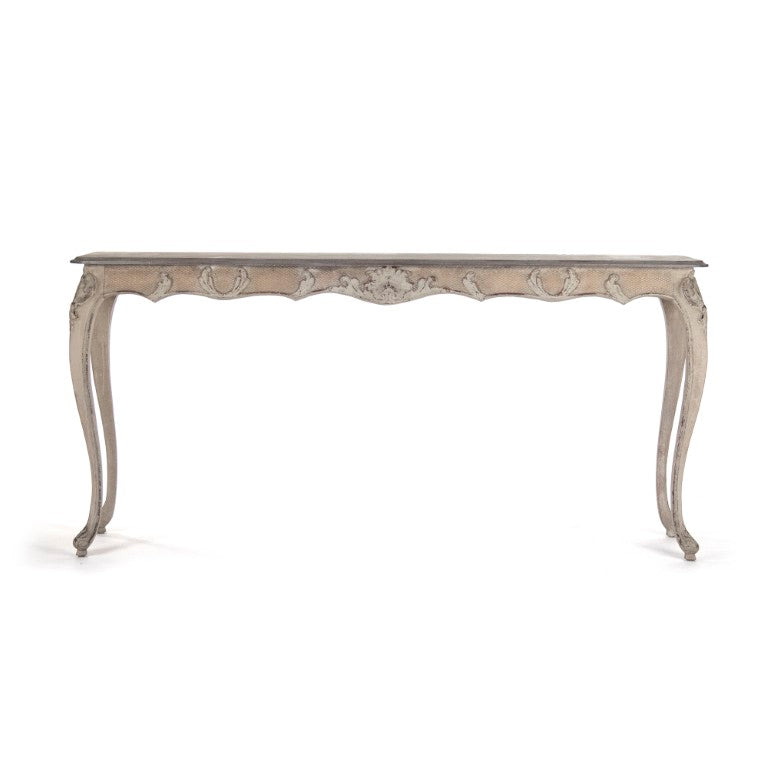 Zentique Gerome Solid Birch Console Table — Slim Minimalist Entryway Hallway Table with Durable Finish, 71" LI-SH12-26-84