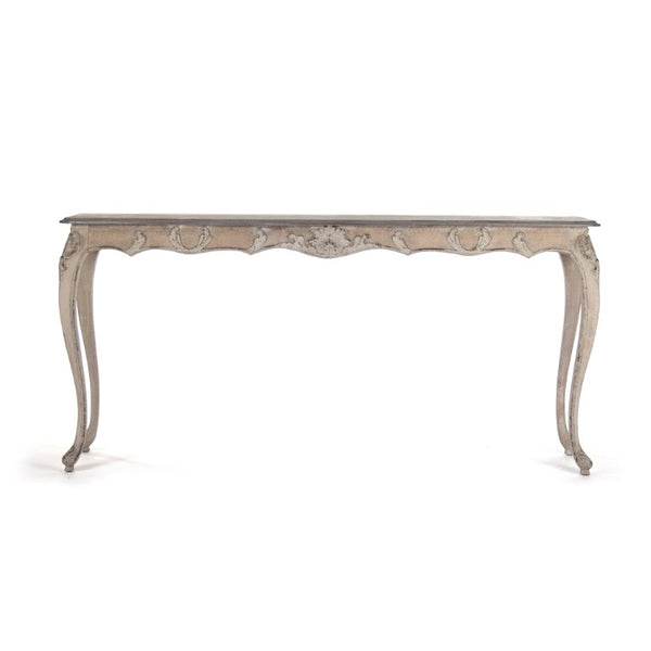 Zentique Gerome Solid Birch Console Table — Slim Minimalist Entryway Hallway Table with Durable Finish, 71" LI-SH12-26-84