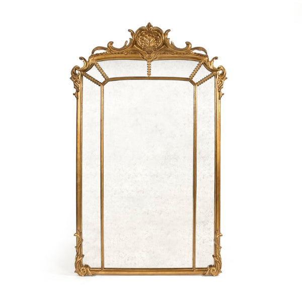 Zentique Gabrielle Birch Frame Mirror — Slim Scandinavian Design 50x80cm, Brightens Rooms & Creates Depth LI-SH13-17-69