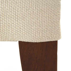 Eileen Sofa Distressed Brown, Cream Linen LI-SH13-21-104 Zentique