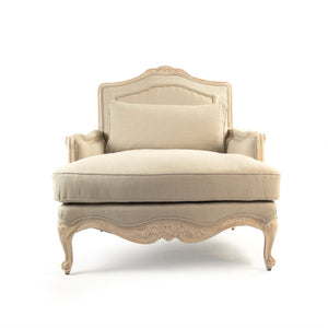 Colbey Chair Off-White Birch, Beige Linen LI-SH14-11-99 Zentique