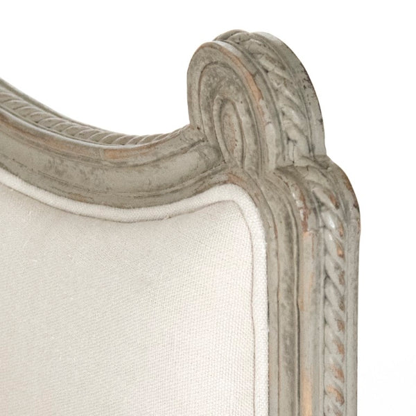 Zentique Walsh Linen Bench with Solid Birch & Pine Frame, 72.5" Spacious Seating, Modern Neutral Style LI-SH14-21-120