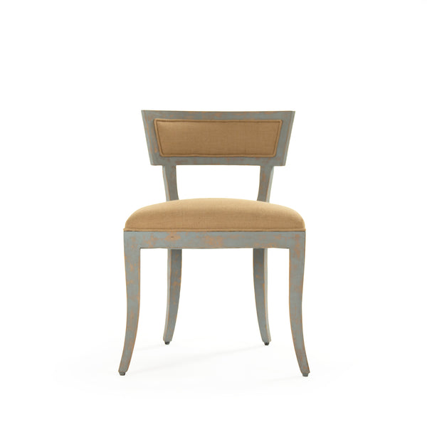 Ayer Side Chair Dry Natural Birch, Burlap LI-SH14-22-91 Tan Zentique