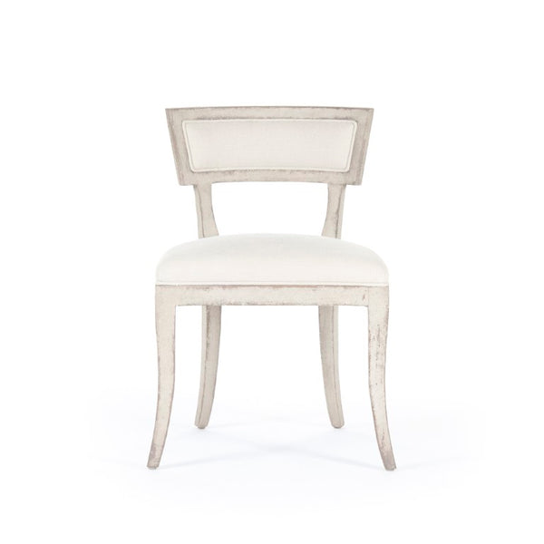 Zentique Ayer Side Chair in Solid Birch with Linen Seat — Scandinavian Modern Comfort, Compact Durable Design LI-SH14-22-91