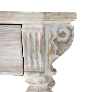 Zentique Bryce Mixed-Wood Console Table 94.5" Wide — Elm Birch Pine Accent Console for Entryway & Living Room LI-SH14-26-113