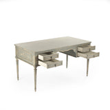 Canning Desk Distressed Grey/Cream Birch LI-SH14-30-26 Zentique