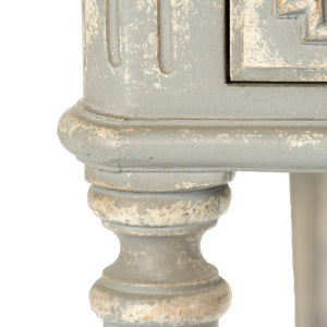 Canning Desk Distressed Grey/Cream Birch LI-SH14-30-26 Zentique