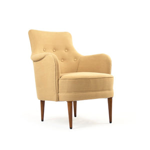 Zentique Celie Birch Frame Linen Chair — Scandinavian-modern, breathable comfort, sturdy seat for living spaces LI-SH15-11-110