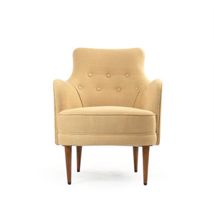 Zentique Celie Birch Frame Linen Chair — Scandinavian-modern, breathable comfort, sturdy seat for living spaces LI-SH15-11-110