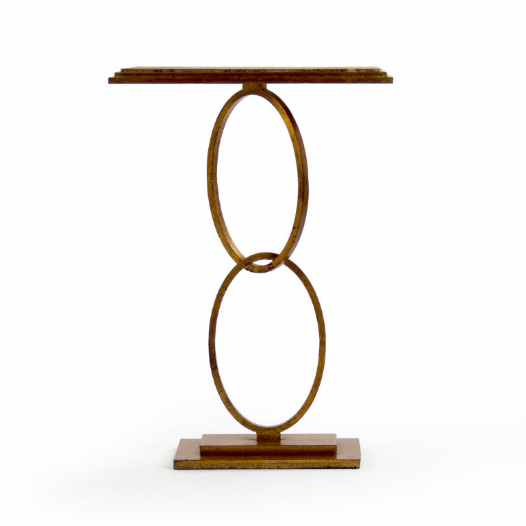 Zentique Absolon Slim Marble End Table with Iron Frame — Space-Saving Industrial Elegance for Modern Living LI-SH15-13-145