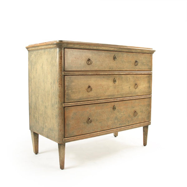 Zentique Dilan Birch Chest with Multiple Drawers — Minimalist Woodgrain Storage, Durable Pine & Plywood Finish LI-SH15-24-61