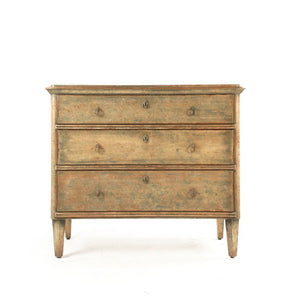 Zentique Dilan Birch Chest with Multiple Drawers — Minimalist Woodgrain Storage, Durable Pine & Plywood Finish LI-SH15-24-61