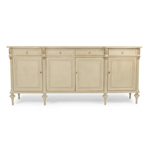 Astor Buffet Distressed Cream and Gold Leaf LI-SH15-26-120 Zentique