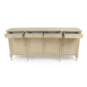 Astor Buffet Distressed Cream and Gold Leaf LI-SH15-26-120 Zentique