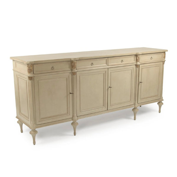 Zentique Astor Birch Buffet with Ample Storage and Classic Modern Design — Durable Craftsmanship, W87xH39xD21 LI-SH15-26-120