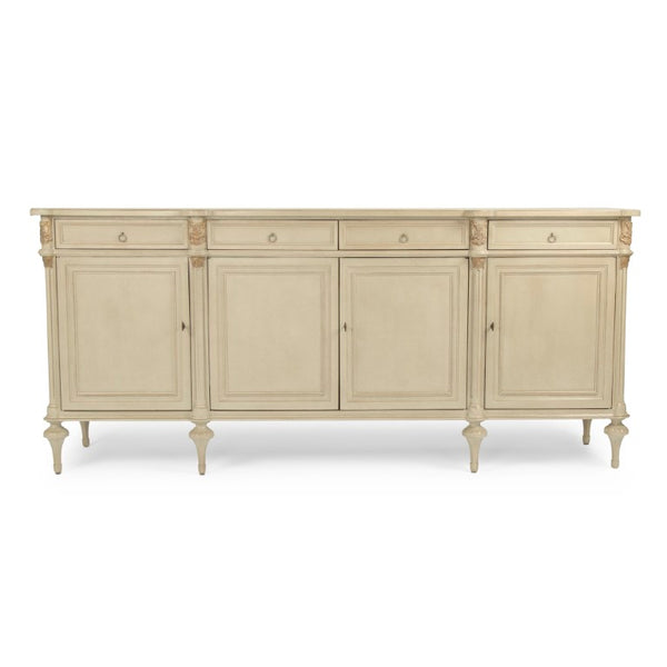 Zentique Astor Birch Buffet with Ample Storage and Classic Modern Design — Durable Craftsmanship, W87xH39xD21 LI-SH15-26-120