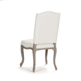 Cathy Chair Distressed Grey Birch, White Linen LI-SH8-22-15-2 Zentique