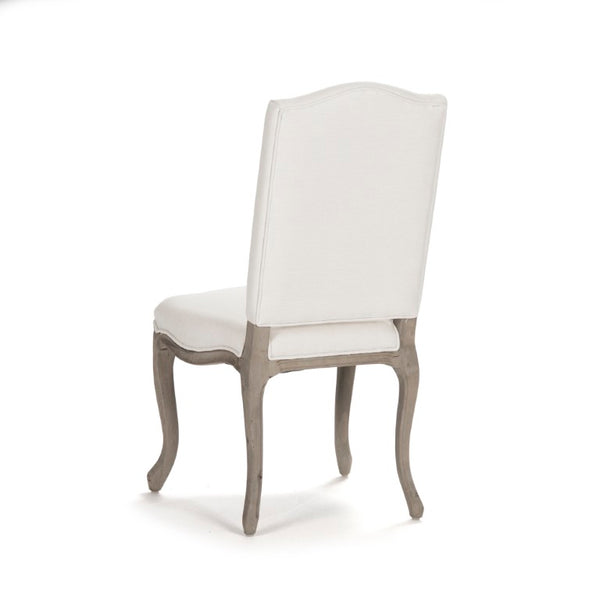 Zentique Cathy Scandinavian Accent Chair with Neutral Linen Upholstery, Birch Frame, Compact Cozy Seating for Small Spaces LI-SH8-22-15-2