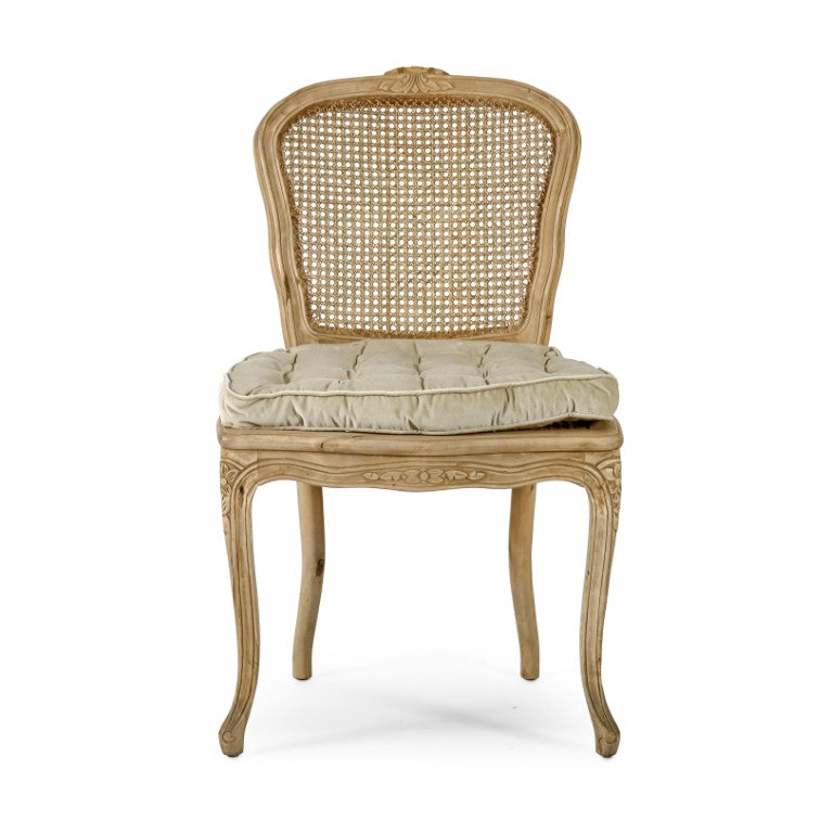 Zentique Annette Velvet Accent Chair — Mid-Century Modern Compact Seating, Birch Frame, Plush Comfort LI-SH8-22-19