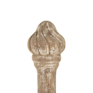 Zentique Maddy Vertical Poplar Urn — Elegant Tall Memorial with Warm Grain Finish, Secure Closure, Display-Ready LI-SH9-06-09-W