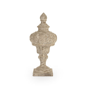 Victory Wooden Urn (Antique White) Zentique