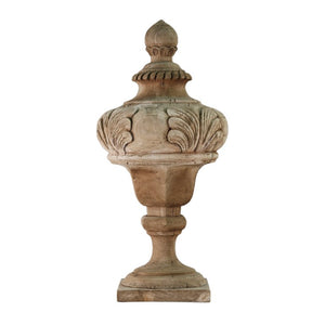 Zentique Victory Wooden Urn – Solid Poplar Memorial Box with Smooth Finish, Tapered Design, Secure Lid, 12x25x12 in. LI-SH9-06-10