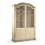 Tonny Cabinet Distressed Grey Wash, Antique Off-White Doors LI-SH9-12-46 Distressed Zentique