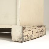 Tonny Cabinet Distressed Grey Wash, Antique Off-White Doors LI-SH9-12-46 Distressed Zentique