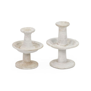Zentique Candle Porcelain Stand — Elegant Glazed 7.5" Height Accent for Taper or Pillar Candles, Timeless Décor (92 chars) LI-SH9-20-10-1