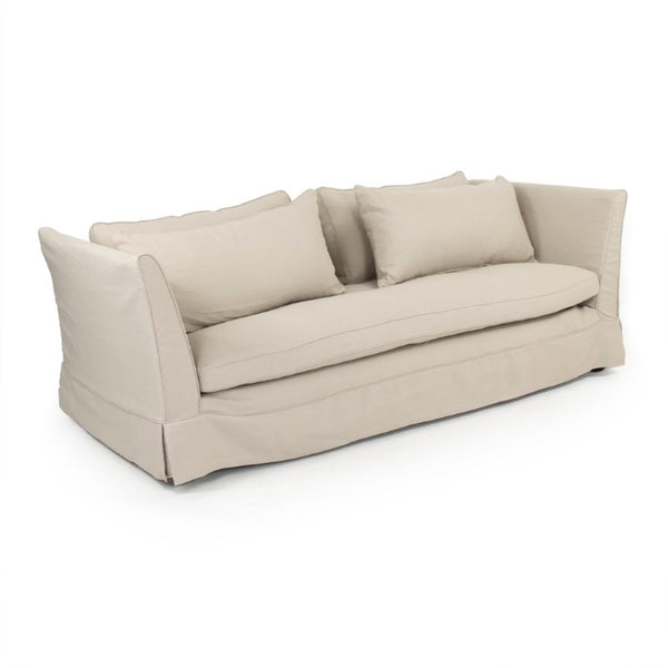 Zentique Lalaine Sofa - Solid Hardwood Frame Sofa with Tailored Upholstery, Timeless Comfort & Support (87") LI-SH9-21-52