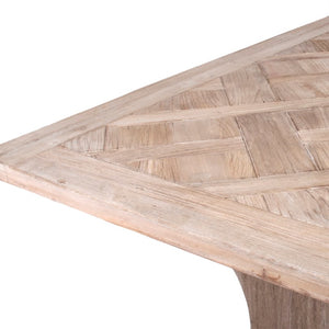 Zentique Gent Solid Pine Dining Table with Plywood Frame — Spacious 95" Rustic-Modern Design for Families, Entertaining, Workspaces LI-SH9-25-21