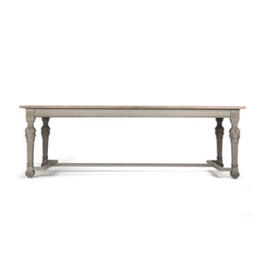 Zentique San Francisco Dining Table – Birch Veneer Modern 94.5" Length, Seats 6–8, Elm Accents, Durable Finish LI-SH9-25-26