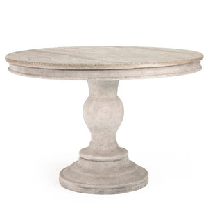 Zentique Philadelphia Table - Solid Elm & Poplar 43" Square Dining Table, Natural Finish, Durable Plywood Core LI-SH9-25-27